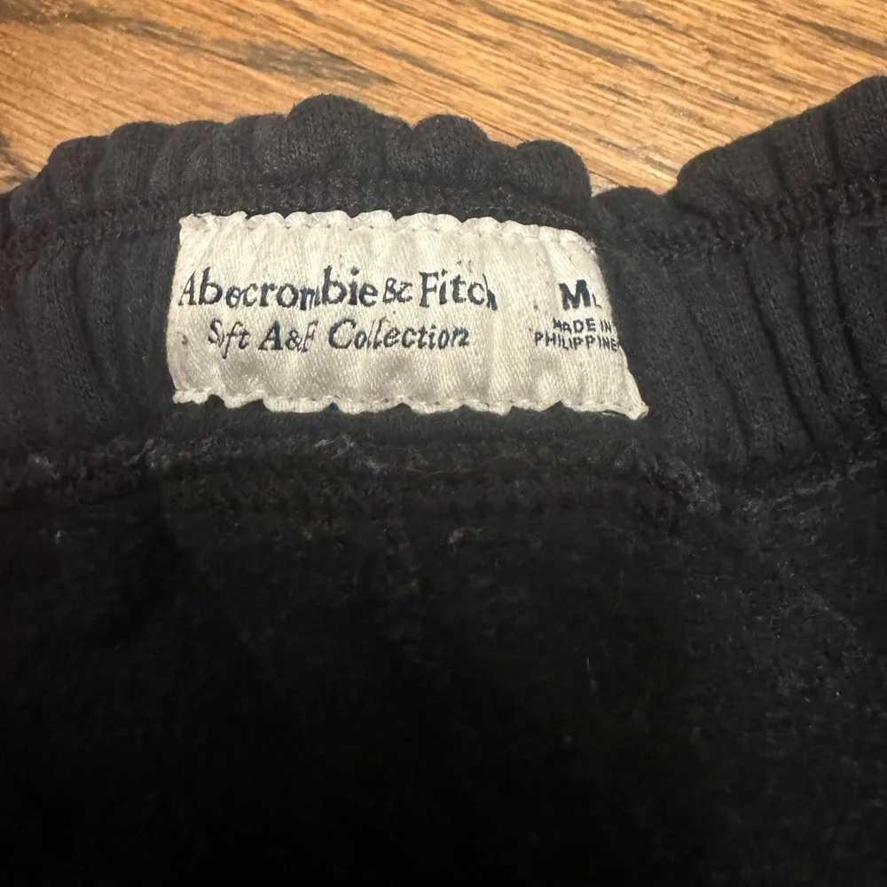 Abercrombie & Fitch Black Jogger Sweatpants Soft A&F Collection Size M